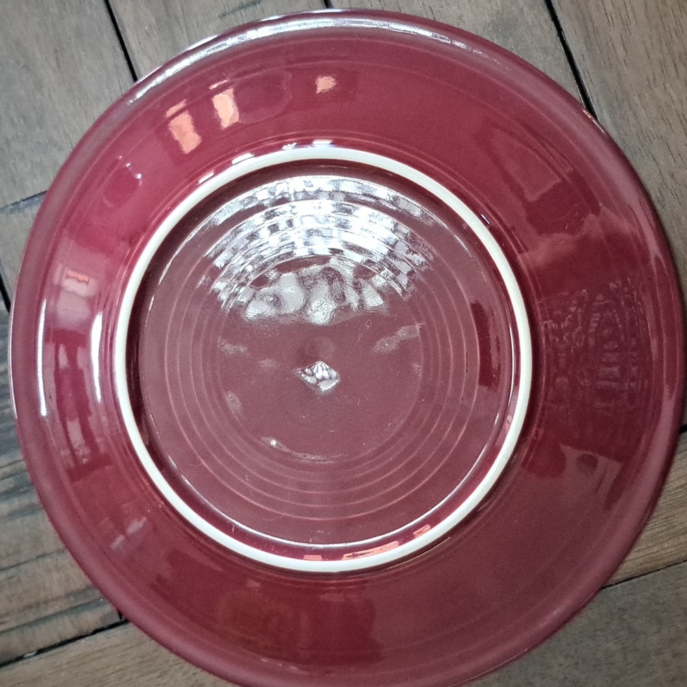 Set Of 4 Cinabar Fiestaware Dishes - Picture 2 of 10